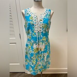 Lily Pulitzer Originals - Jungle Glam Toile Ricci Shift Dress - Sz 8
